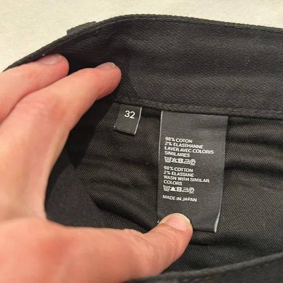 Men’s Celine black jeans size 32, like new!